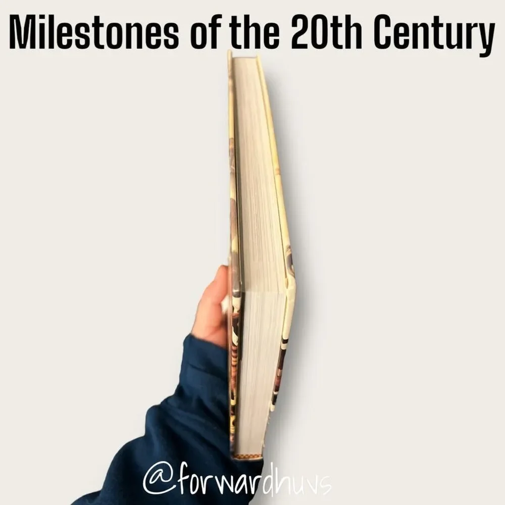 Milestones of the 20th Century Hardcover Book